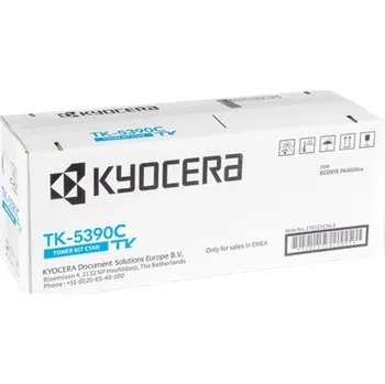 Kyocera toner TK-5390C - 13 000 stran A4 (při 5% pokrytí), pro PA4500cx, cyan TK-5390C