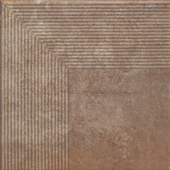 Stavební materiál PARADYZ DLAŽBA SCANDIANO ROSSO SCHOD. ROH. 30x30x1,1 PAR-147245
