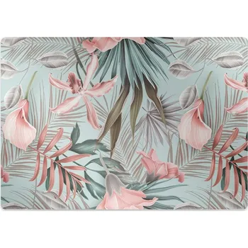 Podložka pod nábytek Ochranná podložka pod židli pastelové květiny