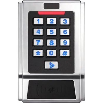 Kovová vodotěsná klávesnice s 2x relé, MIFARE čtečkou a tlačítkem zvonku | ZONEWAY CC3MC