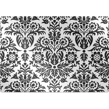 Podložka pod nábytek Podložka pod kancelářskou židli květinový vzor