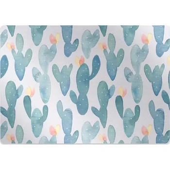 Podložka pod nábytek Ochranná podložka pod židli malované kaktusy