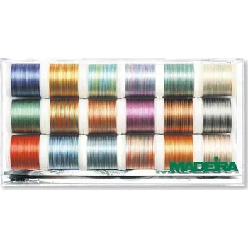 Nit Vyšívací nitě PES Madeira Polyneon Multicolor box (18x200m)