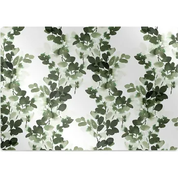Podložka pod nábytek Ochranná podložka pod židli Zelené listy