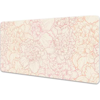 Stolní podložka Podložka na psací stůl Růžové pivoňky