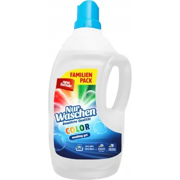 Prací prostředek GEL NA PRANÍ NUR WASCHEN COLOR NA BAREVNÉ PRÁDLO 3L 60 PRANÍ