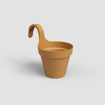 Květináč Květináč CAPRI, balkonový, 20cm, plast, žlutá|HONEY YELLOW|Artevasi