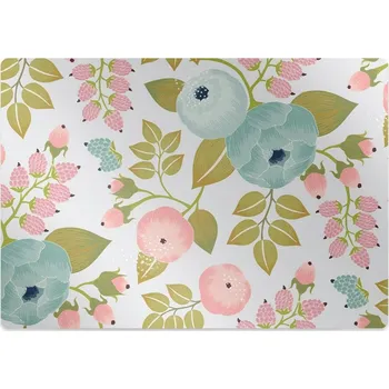 Podložka pod nábytek Podložka pod kolečkovou židli Jarní květiny