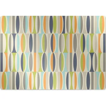 Podložka pod nábytek Ochranná podložka pod židli retro pattern
