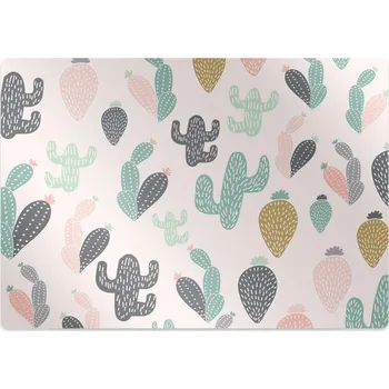 Podložka pod nábytek Ochranná podložka pod židli barevné kaktusy