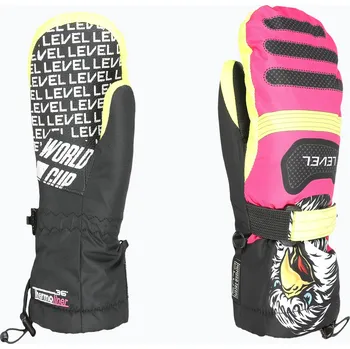 Dětské rukavice Level Junior MItt Black/Yellow 4153JM.47 25/26