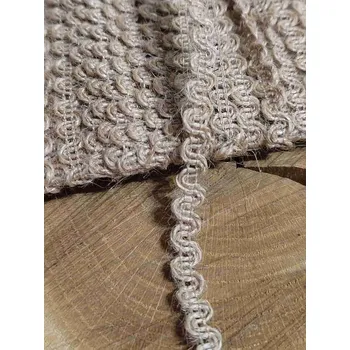 Krajka Prýmek jutový šíře 8 mm