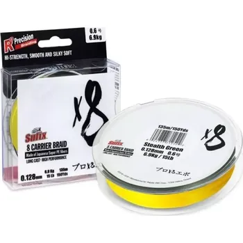 SUFIX Pletená šňůra X8 Braid 0,148 mm 7,5 kg 150 m yellow (SUFIX Pletená šňůra X8 Braid 0,148 mm 7,5 kg 150 m žlutá)