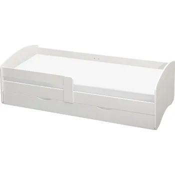 Postel Postel s roštem a úložným prostorem 90x200, bílá, COCOLINO