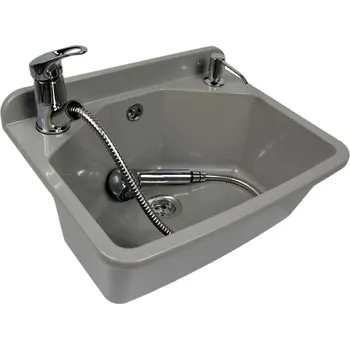 Granitový dřez Dřez Ferro DRK v odstínech šedé