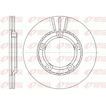 Brzdový kotouč Brzdový kotouč REMSA 6870.10