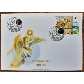 Sběratelství LUCEMBURSKO FDC 2263 LOH Tokio, r. 2021