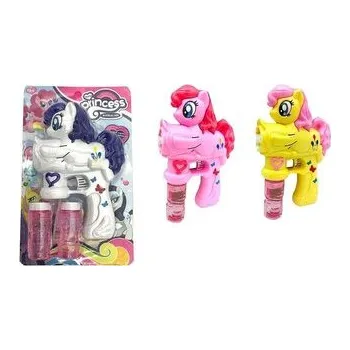 Hra na zahradu Pistolet do baniek kucyk światło dźwięk MIX