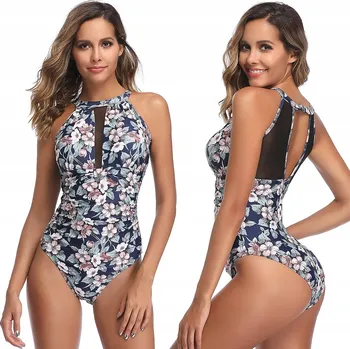 Dámské plavky 124NG jednodílné plavky vícebarevné velikost M