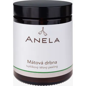 Tělový peeling Anela Mátová drbna Obsah: 180 ml tělový hořčíkový peeling