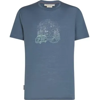 Pánské tričko Triko Icebreaker Tech Lite SS Tee Van Camp M dawn