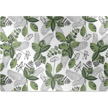 Podložka pod nábytek Podložka pod kolečkovou židli botanický vzor