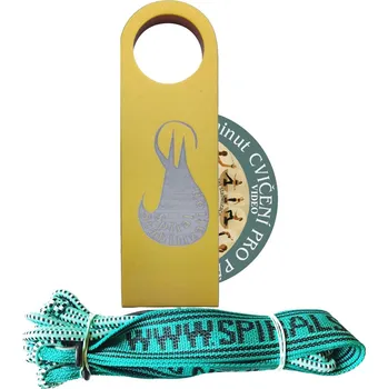 USB 40 cviků pro páteř + elastické lano SM systém (originál Mudr. Smíšek)