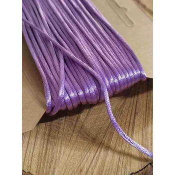 Saténová šňůra Ø2 mm barva fialková
