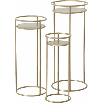 Stojan na květiny Boltze Ricky 3 ks zlatý