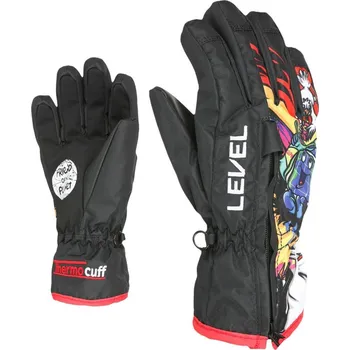 Rukavice Dětské rukavice Level Dudy PK Black 4183JG.43 25/26
