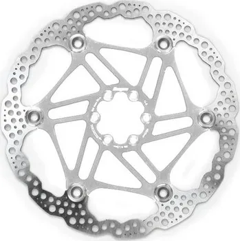 Brzda na kolo Kotouč Hope floating (stříbrná) - 203 mm