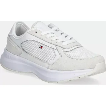 Pánské tenisky Sneakers boty Tommy Hilfiger SPORTY RUNNER FW0FW08644 bílá 00X, EUR 41