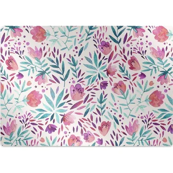 Podložka pod nábytek Podložka pod židli Vintage vlčí máky