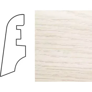 soklová lišta KP40 Dub béžový světlý 3438 soklová lišta (10 ks / bal.)