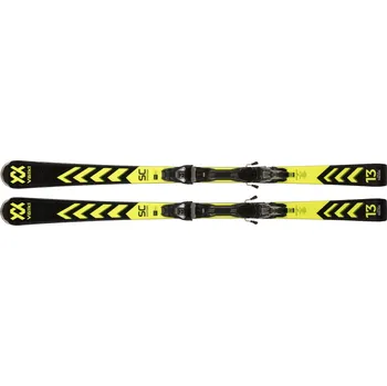 Sjezdové lyžování Völkl Racetiger SC Black + vMotion 10 GW Black