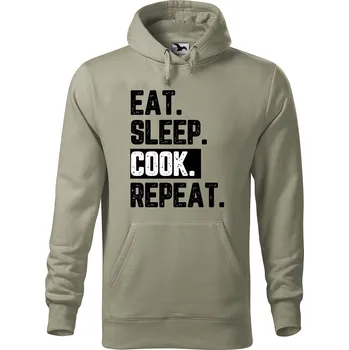 Pánská mikina Pánská mikina s potiskem Cook Velikost (muž): 3XL, Vyberte barvu: Světlá khaki