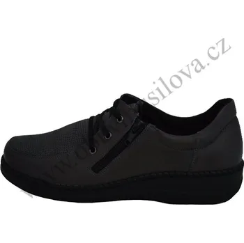Dámská zdravotní obuv Obuv AXEL COMFORT 1862 šedá/stretch (Dámská kožená obuv)