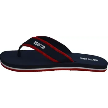 Pánské pantofle Obuv pánská BIG STAR NN174623 403 modrá (Pánský meziprst)