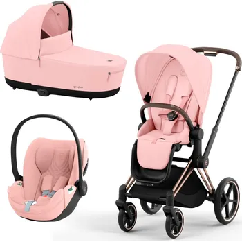 Kočárek CYBEX Platinum Priam Rosegold/Peach Pink + autosedačka