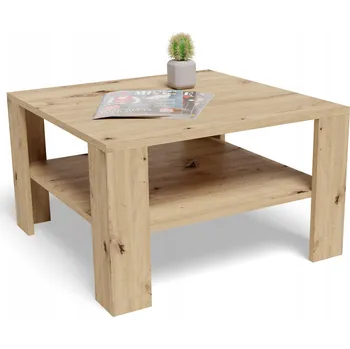 Konferenční stolek Konferenční stolek Matkam čtvercový 68 x 68 x 41 cm, dub artisan