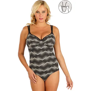 Dámské plavky Jednodílné plavky s hlubokými košíčky 6E122 LITEX 38