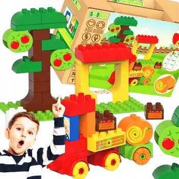 ostatní stavebnice EKOLOGICKÉ EDUKAČNÍ STAVEBNICE Jabloňová Farma Traktor BiOBUDDi BB-0244