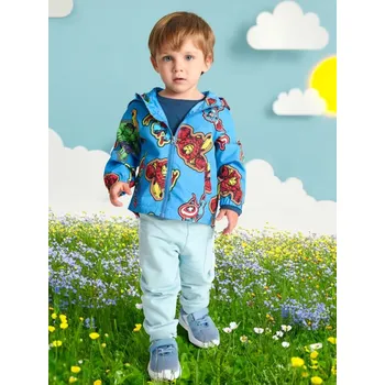 Chlapecká bunda Sinsay - Bunda Avengers - modrá - 277DI-55X - 277DI-55X-80