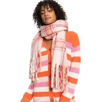 Šála Roxy dámská šála Cute Blush Dusty Coral Decke Plaid | Růžová | Velikost One Size
