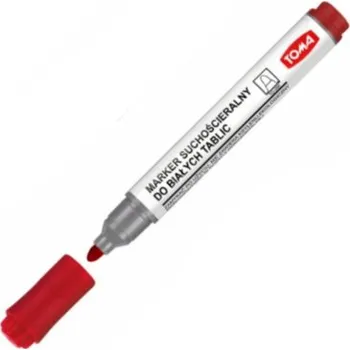 Permanentní fix Toma, červený, sytý, fix , 1 ks