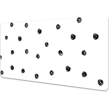 Stolní podložka Velká ochranná podložka na stůl Černé tečky