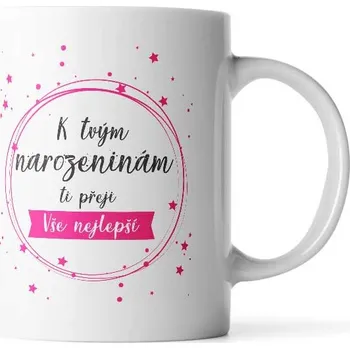 Sablio Hrnek K tvým narozeninám ti přeji vše nejlepší - 200 ml - espresso