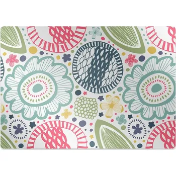 Podložka pod nábytek Podložka pod kolečkovou židli barevné květiny