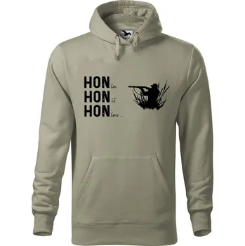 Pánská mikina Vtipná pánská mikina s potiskem Hon Velikost (muž): 3XL, Vyberte barvu: Světlá khaki