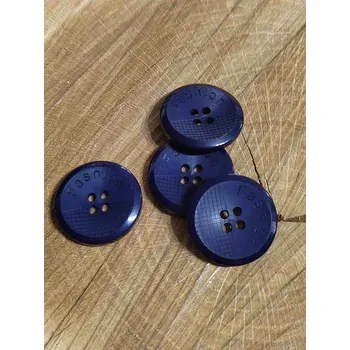 Knoflík Knoflík Fashion barva modrá tmavá